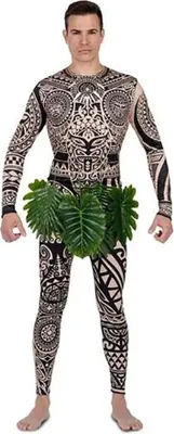 Produktbild von Mom Maui Island Man Kostüm Grün XL Grün XL