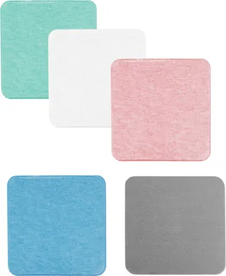 Image de 5PCS Solid Colors Dessous de verre en terre de diatomée, tapis absorbant pour boissons, protection de toutes les surfaces de table, y compris le bois, le verre, le marbre, la pierre, le porte-savon dans la salle de bain