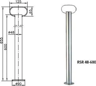Obrázok produktu pre Podpora pre prívesy Winterhoff RSR 48 - 600