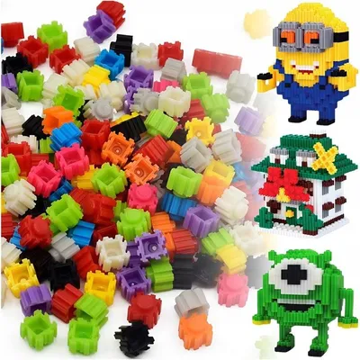 Produktbild von 3D Konstruktionsbausteine 160 Teile Schrauben Stecksystem Für Kinder Ab 3 Jahre Kreativ Lernspielzeug