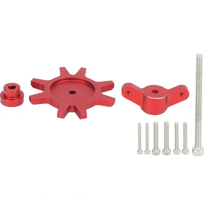 Image de Outil de montage de jantes RC, outil de démontage en aluminium pour pneus 1.9/2.2 pouces, 1/10 Crawler, rouge
