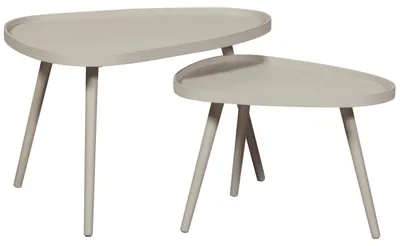 Produktbild von Nissa Beistelltisch Sand - 2Er Set