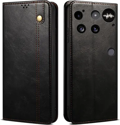 Custodia Portafoglio In Pelle Magnetica Per HMD Skyline - Flip Cover Con Supporto E Slot Carte, Ricarica Wireless