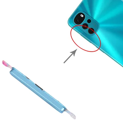 Productafbeelding van Volumeknop vervangingsonderdeel in blauw voor de Motorola Moto G22