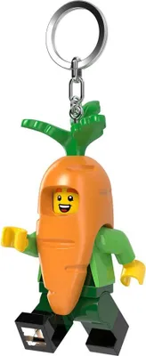Produktbild von LEGO Minifigures Schlüsselanhänger mit Leuchtfunktion Karotten-Maskottchen 8 cm