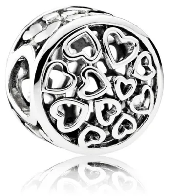 Immagine prodotto di Pandora Charm, collezione "Sentimenti", cuore, argento sterling, articolo n. 791980