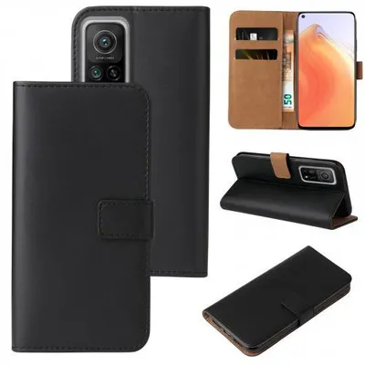 Produktbild von Kunstleder Flip-Hülle für Xiaomi - Farbe: Schwarz - Modellkompatibilität: Für Xiaomi Mi 10T Pro