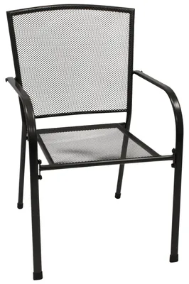 Produktbild von Gartensessel Sessel Streckmetall, 2-er Set dunkelgrau
