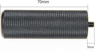Produktbild von Kamera-Handgriff für Stabilisator von SLR- und DSLR-Kameras mit Feldmonitor und LED-Blitz - Schwarz
