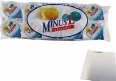 Produktbild von Minus L Kaffeesahne laktosefrei 10% Fett (10x10g Döschen) + usy Block