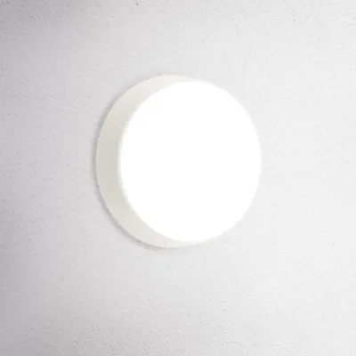 Produktbild von CENTURY Runde LED-Außenwandleuchte OASI CCT 14W 3000/4000/6500K IP54 weiß