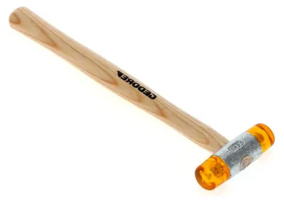 Produktbild von Plastikhammer, Ø 22 mm, Austauschbare Köpfe aus Cellulose-Acetat, Robuster Eschenstiel