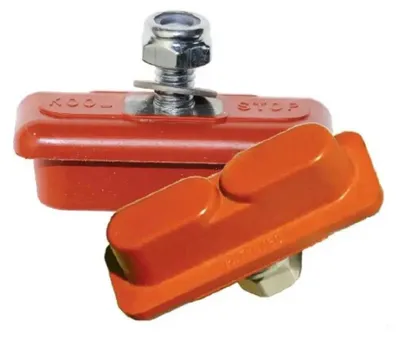 Produktbild von Kool Stop Komplette Felgenbremsbeläge Orange Orange One Size