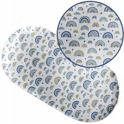 Produktbild von Spannbettlaken mit Gummizug 38x80 cm für Kinderwagen Moseskorb Wiege 100% Baumwolle