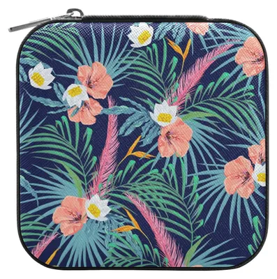 Productafbeelding van Tropische Bloemen Sieraden Doos voor Opberging