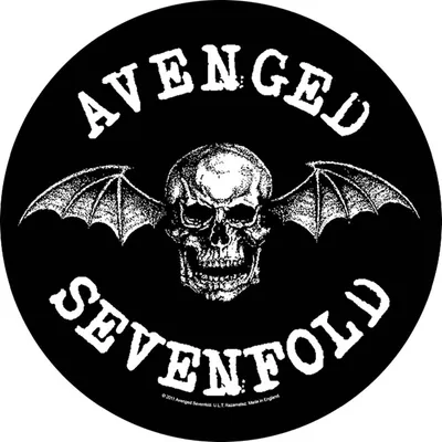Produktbild von Avenged Sevenfold - Todesfledermaus - Patch RO9785 (Einheitsgröße) (Schwarz/Weiß)