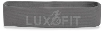 Imagen del producto de Banda fitness textil Luxofit Mini medio 32 × 6,6 cm, humo