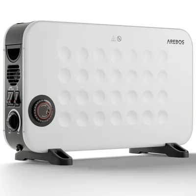 Immagine prodotto di Convettore AREBOS 2000W | 3 livelli | termostato | timer | bianco