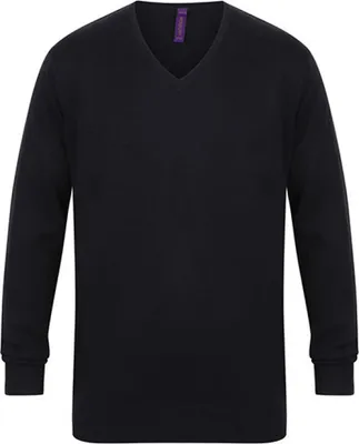 Produktbild von Henbury H720 | Lightweight V Neck Jumper - Farbe: Navy - Größe: XS