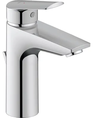 Image de Duravit MinusFlow Mitigeur monocommande de lavabo M - Chromé Brillant - avec vidage - N11022001010