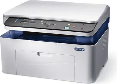 A studio shot of a Xerox WorkCentre 3025/BI Multifunktionsdrucker.
