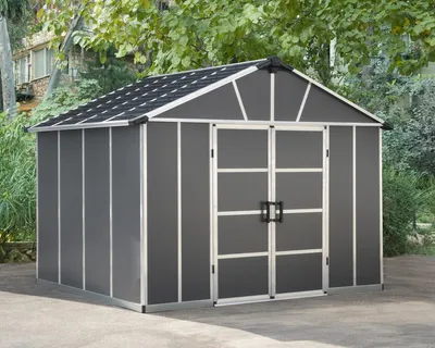 Image de Abris de jardin 7.9m² gris - Palram - 705073 - yukon