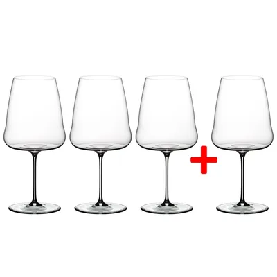 Zdjęcie produktu dla RIEDEL WINE WINGS Kieliszek do czerwonego wina Cabernet Sauvignon 4 na 3 w zestawie