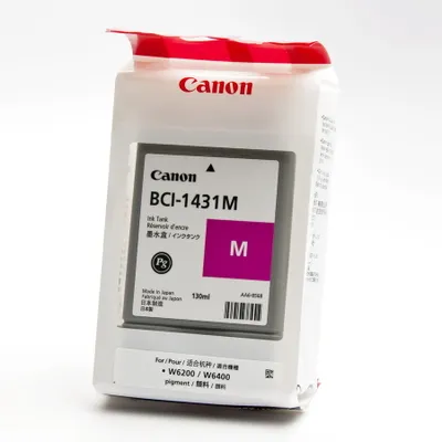 Produktbild von Canon BCI-1431M Magenta Ink Cartridge, Magenta, Tinte auf Pigmentbasis, 1 Stück(e)