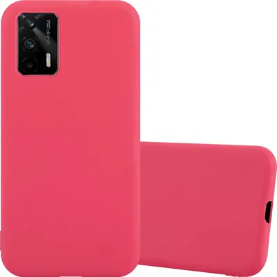 Produktbild von Cadorabo Hülle für Realme GT Master Schutzhülle in Rot Handyhülle TPU Silikon Etui Case Cover