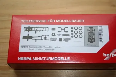 Produktbild von Herpa 084833 - 1/87 Zugmaschinen-Fahrgestell Volvo FH Lowliner Inhalt: 2 Stück