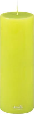 Produktbild von Sovie CANDLES Stumpenkerze in Kiwi Ø 70 mm x H 200 mm, Brenndauer ca. 104 Std. - 1 Stück