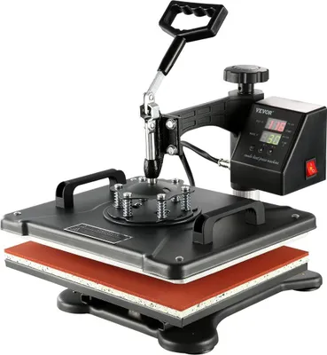 Image de Presse à chaud 8 en 1 Presse à chaud 38 x 30 cm Presse à t-shirts Machine d'impression sur tasses Machine multifonctionnelle de transfert thermique pour t-shirts, tasses, casquettes, assiettes Impression par sublimation