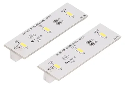 LED-Kühlschrank-Lichtleiste 6,5 cm, DC12V, 6000K, kaltweiß