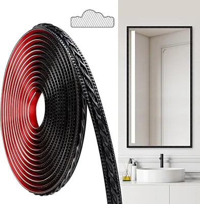 Imagen del producto de Listón de PVC autoadhesivo, de 600 cm de largo y 2 cm de ancho, color , para revestimiento de paredes y techos