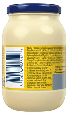 Zdjęcie produktu dla Hellmann's Original Majonez 210 ml