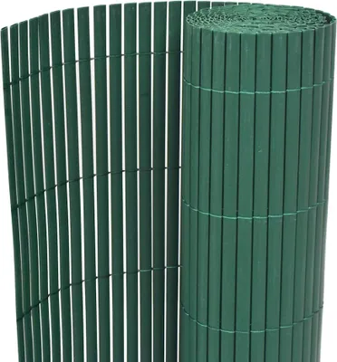 Image de Clôture de jardin Vert 150 x 500 cm PVC