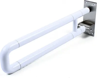 Zdjęcie produktu dla Uchwyt 60 cm  Uchwyt do wstawania z toalety  Uchwyt bezpieczeństwa     Uchwyt podtrzymujący  Uchwyt  Składany uchwyt podtrzymujący   Składany uchwyt   Składana łazienka Biały