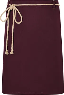 Produktbild von Karlowsky PASSION Vorbinder NEW-NATURE 90 x 55 cm uni Polyester/Baumwollmix ® nachhaltig waschecht pflegeleicht Aubergine