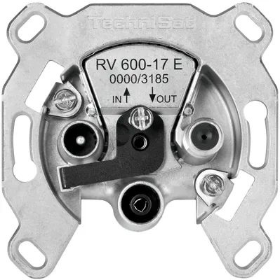 Zdjęcie produktu dla TechniSat 0000/3185, SAT+ TV + Radio, Srebrny, 70 mm, 45 mm, 70 mm, 102 g