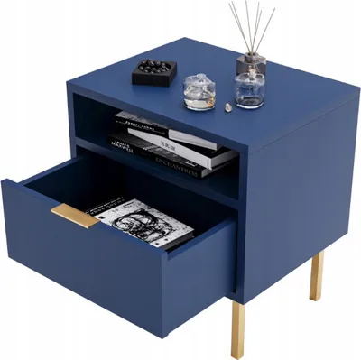 Immagine prodotto di Comodino Comodino Comodino Cassettiera per camera da letto; blu