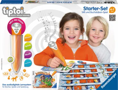 Produktbild von Ravensburger 00505 Tiptoi Starter-Set Schatzsuche in der Buchstabenbur