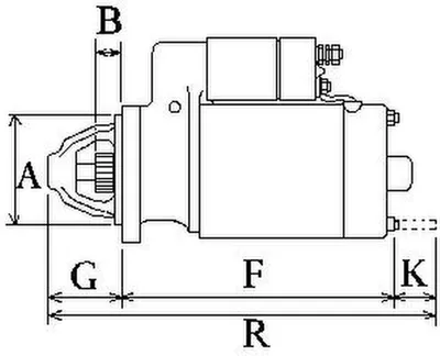 Produktbild von HC-Cargo F032116852 Starter Anlasser 2,0kW 12V