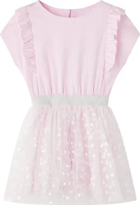 Produktbild von Kinderkleid mit Rüschen Hellrosa 104