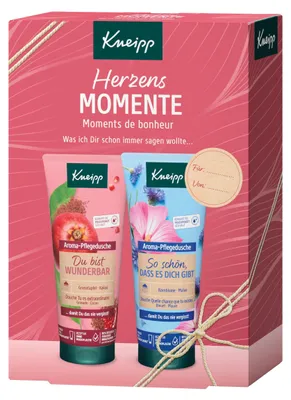 Zdjęcie produktu dla Zestaw upominkowy Kneipp „Herzens MOMENTE” – płyny pod prysznic 2 x 200 ml