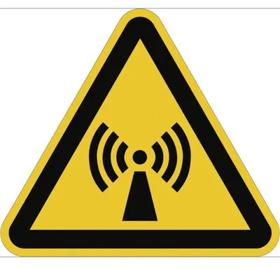 Produktbild von Dreifke® Schild Warnung vor nicht ionisierender Strahlung ISO 7010, Alu, 400 ...