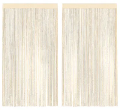 Immagine prodotto di vidaXL Tende a fili 2 pezzi 100 x 250 cm color crema