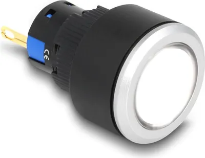 Image de DELOCK 16mm Kunststoff Signallampe weiß / Lötversion