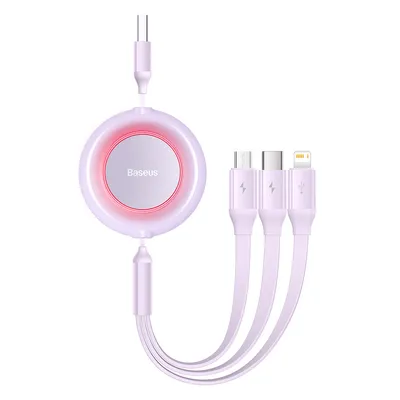 Obrázok produktu pre Baseus CAMJ010005, 1,1 m, USB A, USB C/Micro-USB B/Lightning, USB 2.0, 0,48 Gbit/s, Fialová