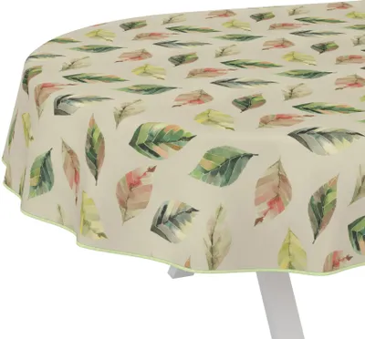 Produktbild von Tischdecke Selene-Maritim Gelb Oval 280x140cm Band