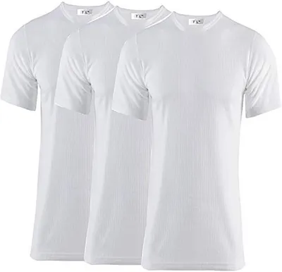 Productafbeelding van Thermisch Ondergoed voor Mannen - 3 Pack Thermo T-Shirts en Bodywarmer - Hoge Warmte Isolatie